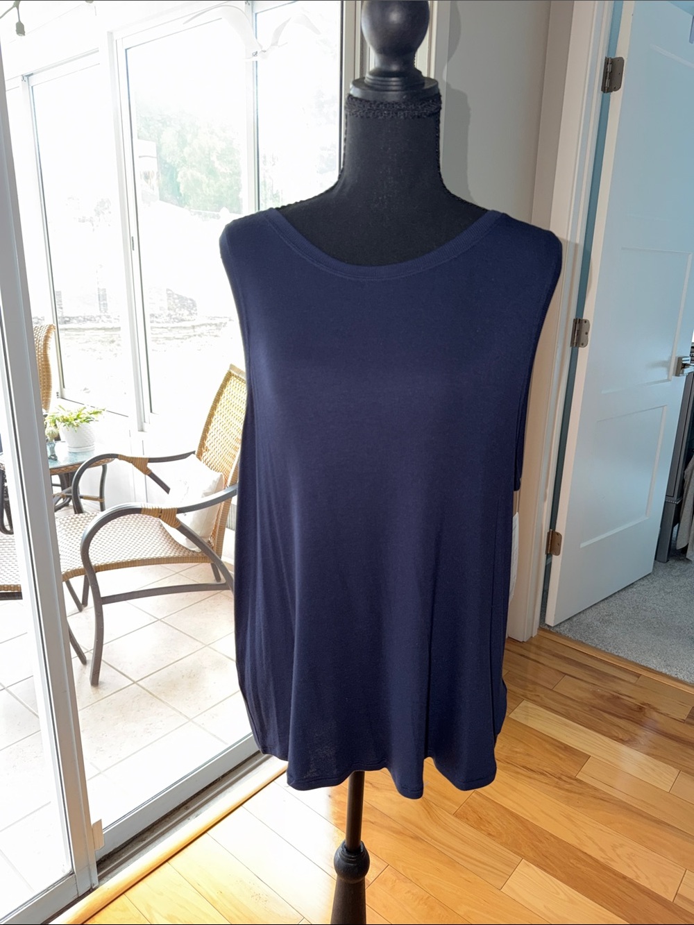 Athleta With Ease Open Back Rib Tank